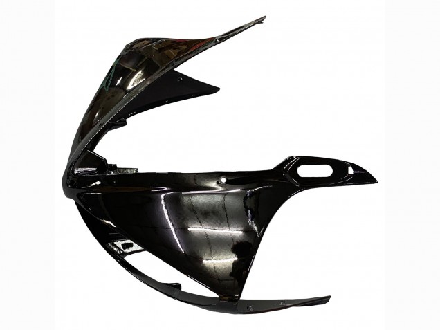 Carenados Moto Yamaha YZF R6 2003-2004 - Negro Brillante Blanco Calcomanías