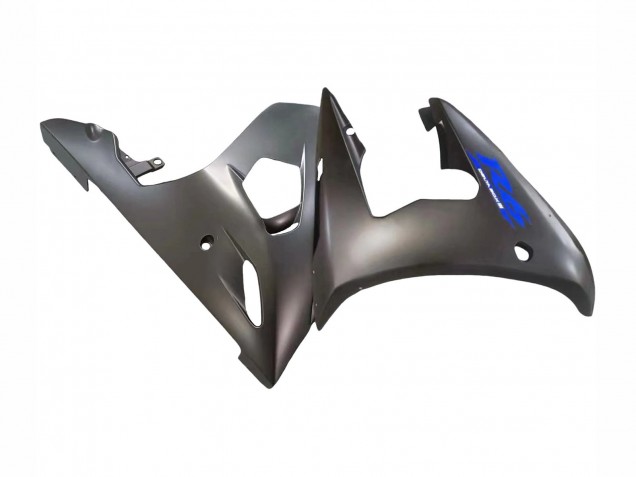 Carenados Moto Yamaha YZF R6S 2006-2009 - Negro Mate Azul