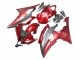 Carenados Moto Yamaha YZF 600 R6 2008-2016 - Rojo Gris