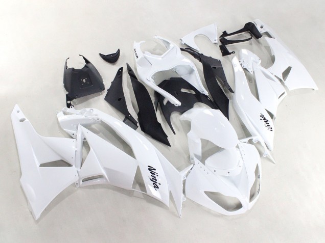 Carenados Moto Kawasaki ZX6R 2009-2012 - Blanco Negro Ninja