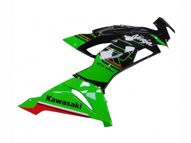 Carenados Moto Kawasaki ZX6R 2019-2022 - Verde Negro Brillante Rojo