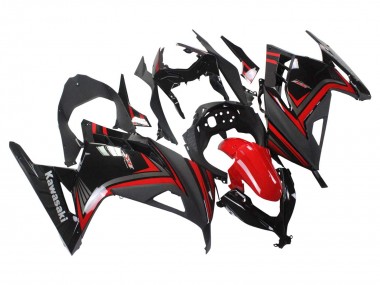 Carenados Moto Kawasaki EX300 2013-2024 - Rojo Negro