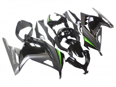 Carenados Moto Kawasaki EX300 2013-2024 - Negro Brillante Negro Mate Verde