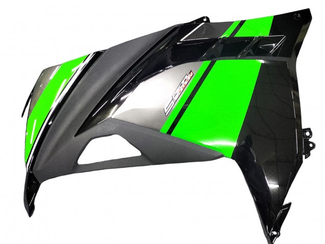 Carenados Moto Kawasaki EX300 2013-2024 - Verde Plata Negro