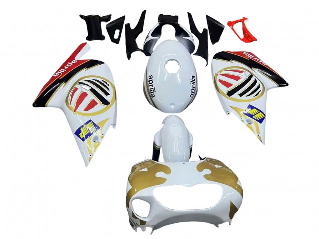 Carenados Moto Aprilia RS125 2000-2005 - Blanco Amarillo Rojo