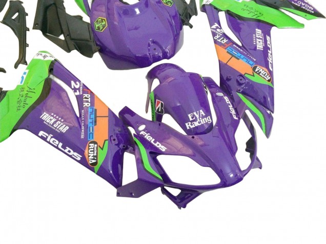 Carenados Moto Aprilia RS125 2006-2011 - Púrpura Verde Rojo