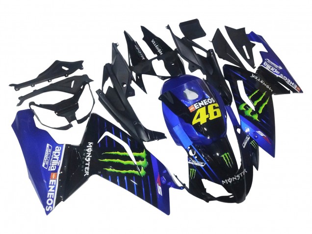 Carenados Moto Aprilia RS125 2006-2011 - Azul Negro Verde Monstruo 46