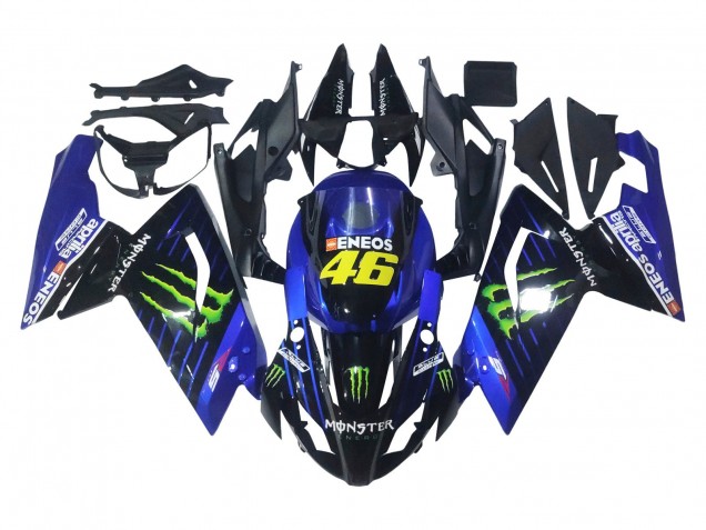Carenados Moto Aprilia RS125 2006-2011 - Azul Negro Verde Monstruo 46