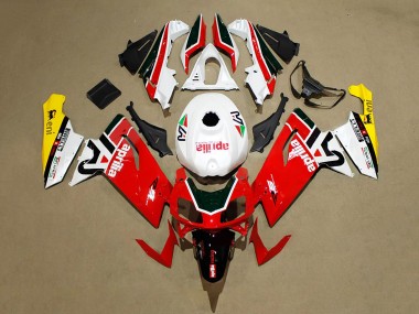 Carenados Moto Aprilia RS125 2006-2011 - Rojo Blanco Negro Amarillo
