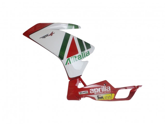 Kits Carenado Moto Aprilia RS4 50 125 2012-2018 - Blanco Rojo Verde Amarillo Alitalia