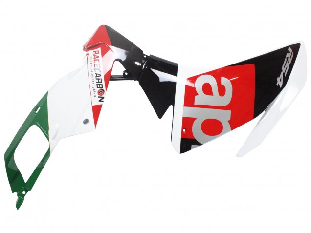 Carenados Moto Aprilia RS4 50 125 2012-2018 - Blanco Rojo Verde Negro Brillante