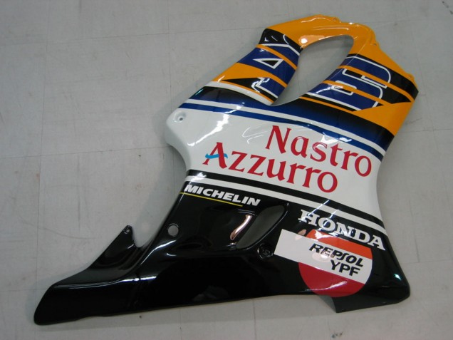 Carenados Moto Honda CBR600 F4i 2004-2007 - Amarillo Azul Blanco Negro Nastro Azzurro