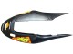 Carenados Moto Honda CBR600 F4i 2004-2007 - Negro Mate Naranja Rossi