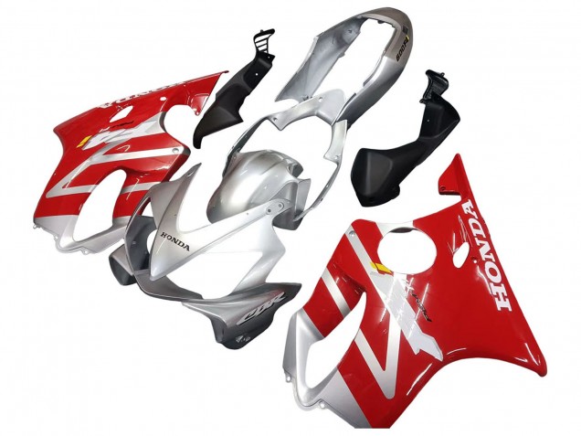 Carenados Moto Honda CBR600 F4i 2004-2007 - Plata Rojo