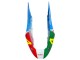 Carenados Moto Honda CBR600 F4i 2004-2007 - Blanco Azul Verde Rojo
