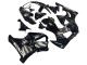 Carenados Moto Honda CBR900RR 919 1998-1999 - Negro Brillante Blanco Calcomanías