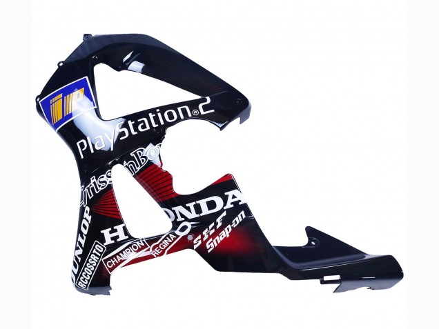 Carenados Moto Honda CBR900RR 929 2000-2001 - Rojo Blanco Negro Brillante PlayStation 2