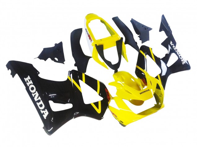 Carenados Moto Honda CBR900RR 929 2000-2001 - Amarillo Negro Brillante