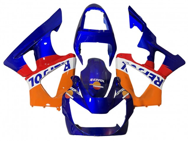 Carenados Moto Honda CBR900RR 929 2000-2001 - Naranja Blanco Rojo Azul Repsol