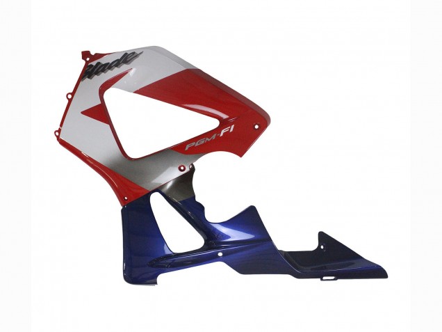 Carenados Moto Honda CBR900RR 929 2000-2001 - Plata Rojo Azul