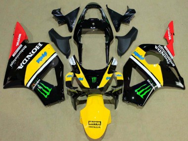 Carenados Moto Honda CBR900RR 954 2002-2003 - Negro Brillante Amarillo Rojo Verde Monstruo