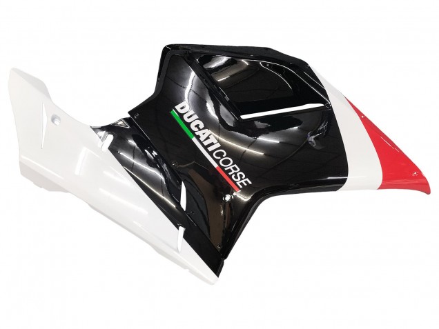Carenados Moto Ducati 848/1098/1198 2007-2014 - Blanco Rojo Negro Brillante
