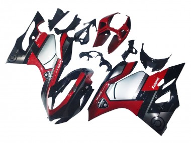 Carenados Moto Ducati 1199 2011-2014 - Rojo Plata Negro