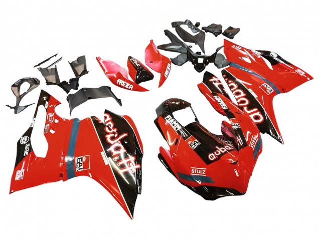 Carenados Moto Ducati 959/1299 2015-2020 - Rojo Negro Brillante Fiamm