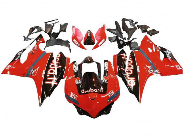 Carenados Moto Ducati 959/1299 2015-2020 - Rojo Negro Brillante Fiamm
