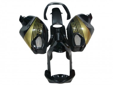 Carenados Moto Ducati Monster 696 796 1100 1100S 2008-2012 - Negro Brillante Oro