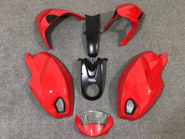 Carenados Moto Ducati Monster 696 796 1100 1100S 2008-2012 - Rojo