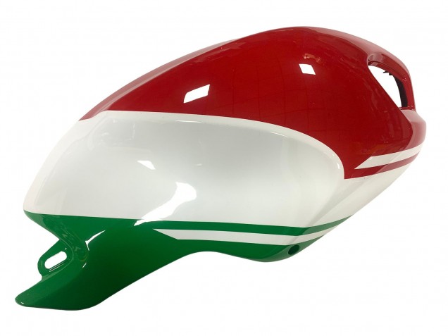 Carenado Moto Ducati Monster 696 796 1100 1100S 2008-2012 - Blanco Rojo Verde