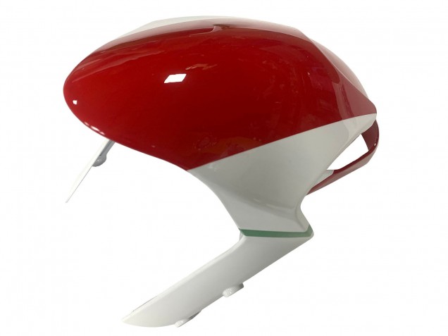 Carenado Moto Ducati Monster 696 796 1100 1100S 2008-2012 - Blanco Rojo Verde