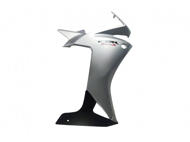 Carenado Moto Honda CBR500R 2013-2015 - Plata Negro Brillante