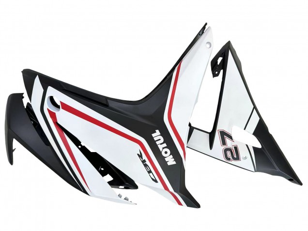 Carenados Moto Honda CBR500R 2016-2018 - Blanco Rojo Negro Mate