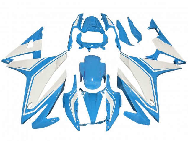 Carenados Moto Honda CBR500R 2016-2018 - Azul Claro Blanco