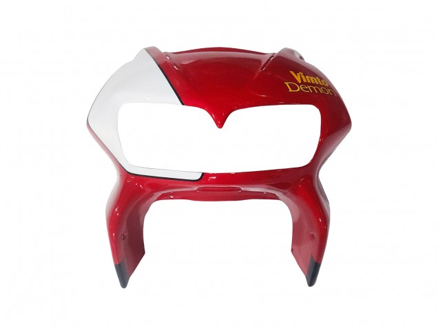 Carenados Moto Honda VFR 800 1998-2001 - Rojo Blanco Negro Brillante Vimto