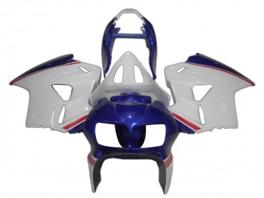 Carenados Moto Honda VFR 800 1998-2001 - Blanco Azul Rojo
