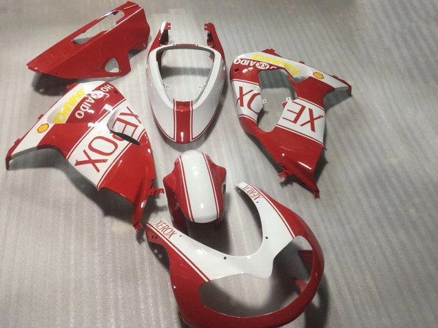 Carenados Moto Suzuki TL1000R 1998-2003 - Blanco Rojo Amarillo Xerox