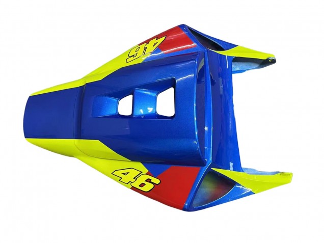 Carenados Moto Honda CBR1000RR 2006-2007 - Azul Fluorescent Verde Negro Brillante Tiburón 46
