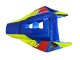 Carenados Moto Honda CBR1000RR 2006-2007 - Azul Fluorescent Verde Negro Brillante Tiburón 46