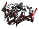 Carenado Moto Honda CBR1000RR 2006-2007 - Negro Brillante Rojo Llama