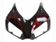 Carenado Moto Honda CBR1000RR 2006-2007 - Negro Brillante Rojo Llama