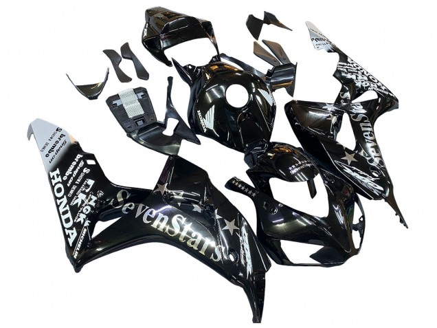 Carenados Moto Honda CBR1000RR 2006-2007 - Negro Brillante Oro SevenStars