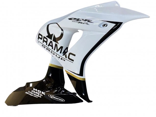 Carenados Moto Honda CBR1000RR 2006-2007 - Blanco Negro Brillante Pramac
