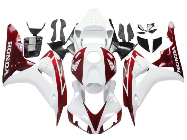 Carenados Moto Honda CBR1000RR 2006-2007 - Blanco Rojo