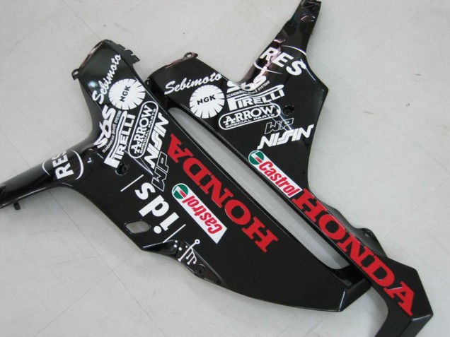 Carenados Moto Honda CBR1000RR 2006-2007 - Blanco Verde Negro Brillante Hannspree 52