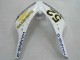 Carenados Moto Honda CBR1000RR 2006-2007 - Blanco Verde Negro Brillante Hannspree 52