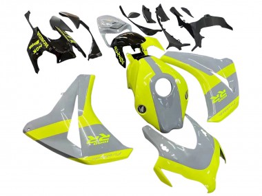 Carenados Moto Honda CBR1000RR 2008-2011 - Nardo Gris Fluorescent Verde