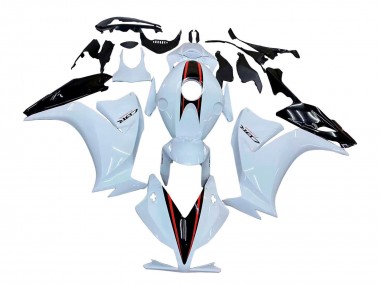 Carenados Moto Honda CBR1000RR 2012-2016 - Blanco Negro Brillante